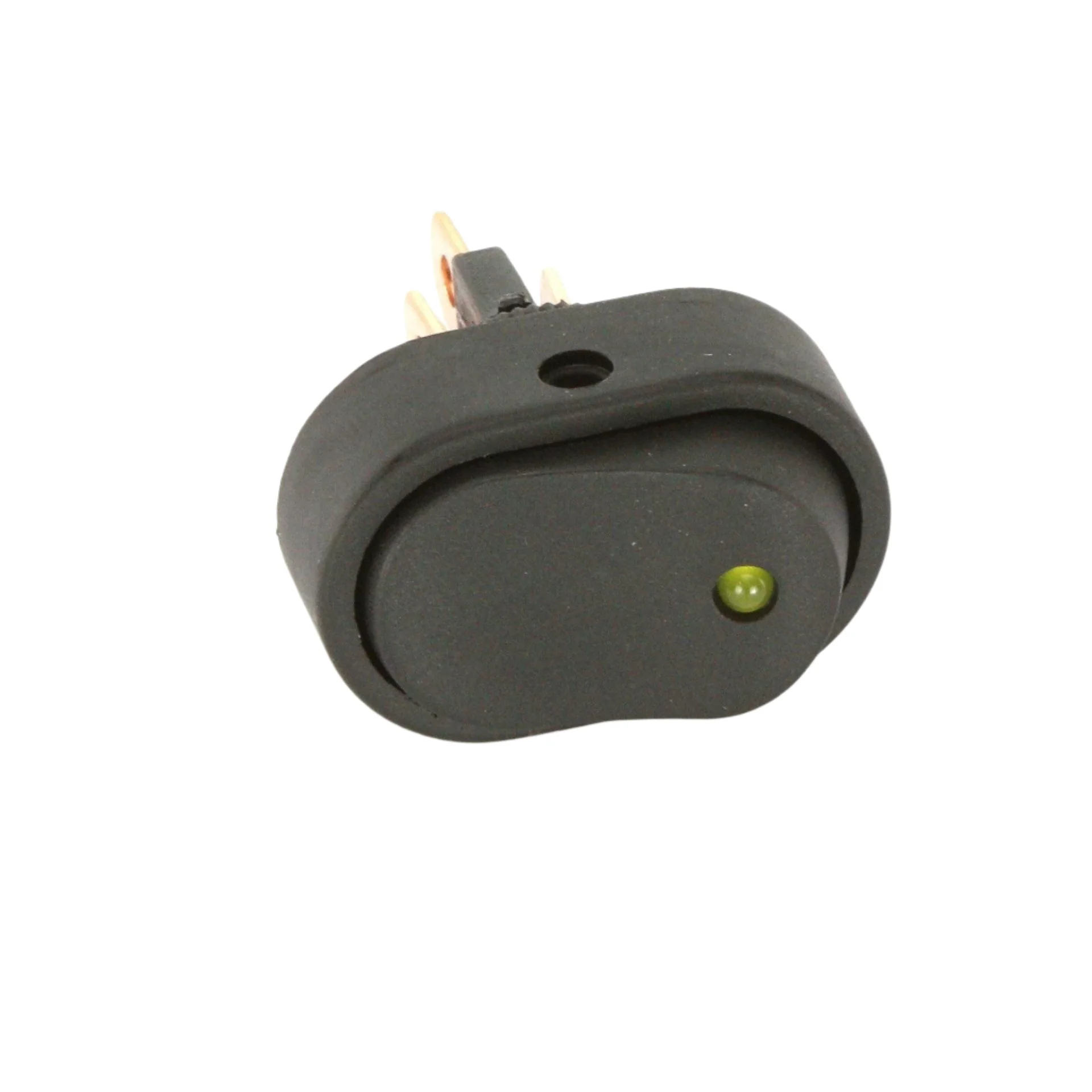 Oval Rocker Switch Amber