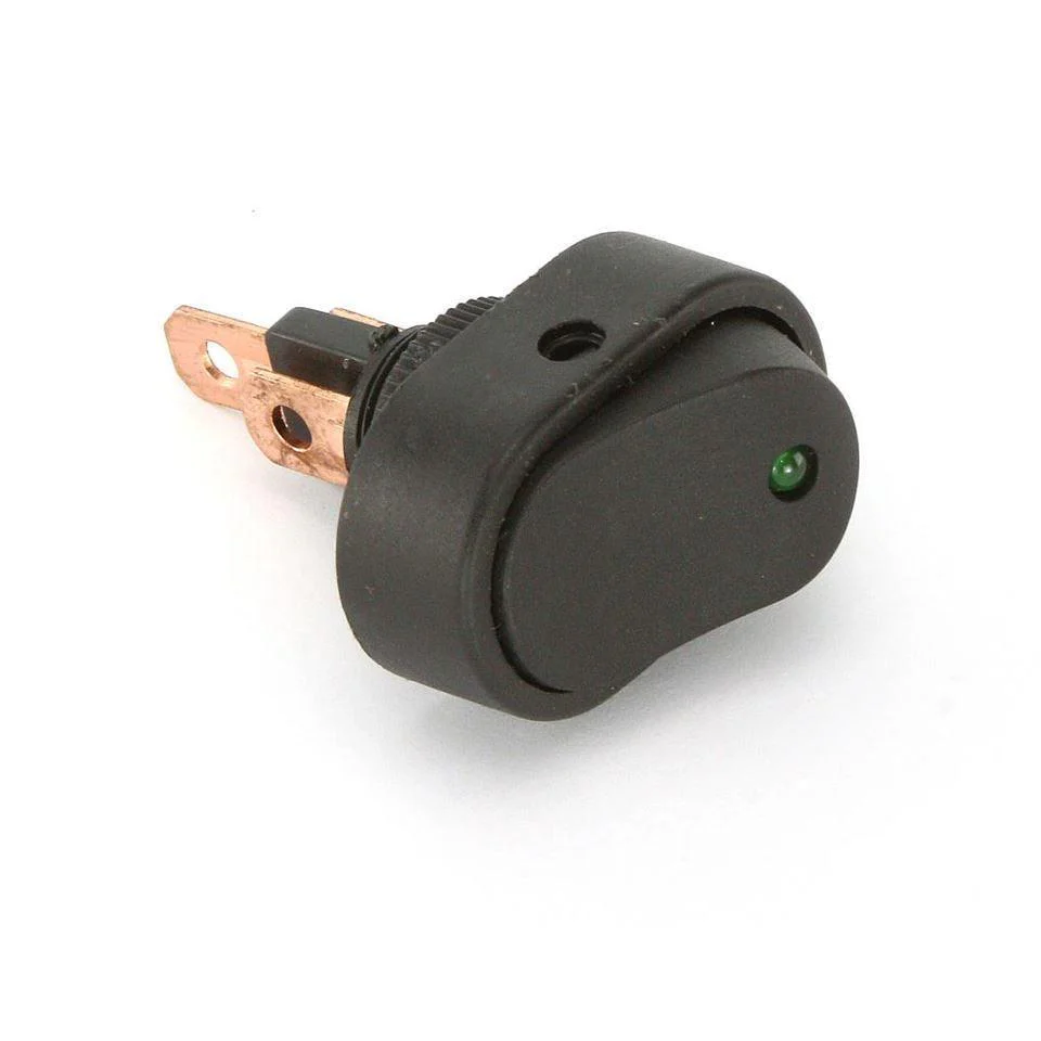 Oval Rocker Switch Green - Image 2