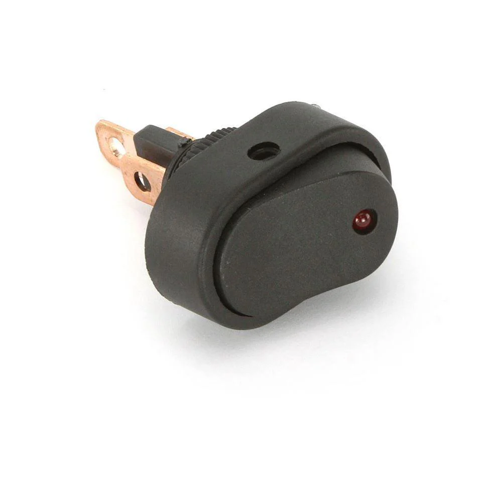 Oval Rocker Switch Red - Image 2