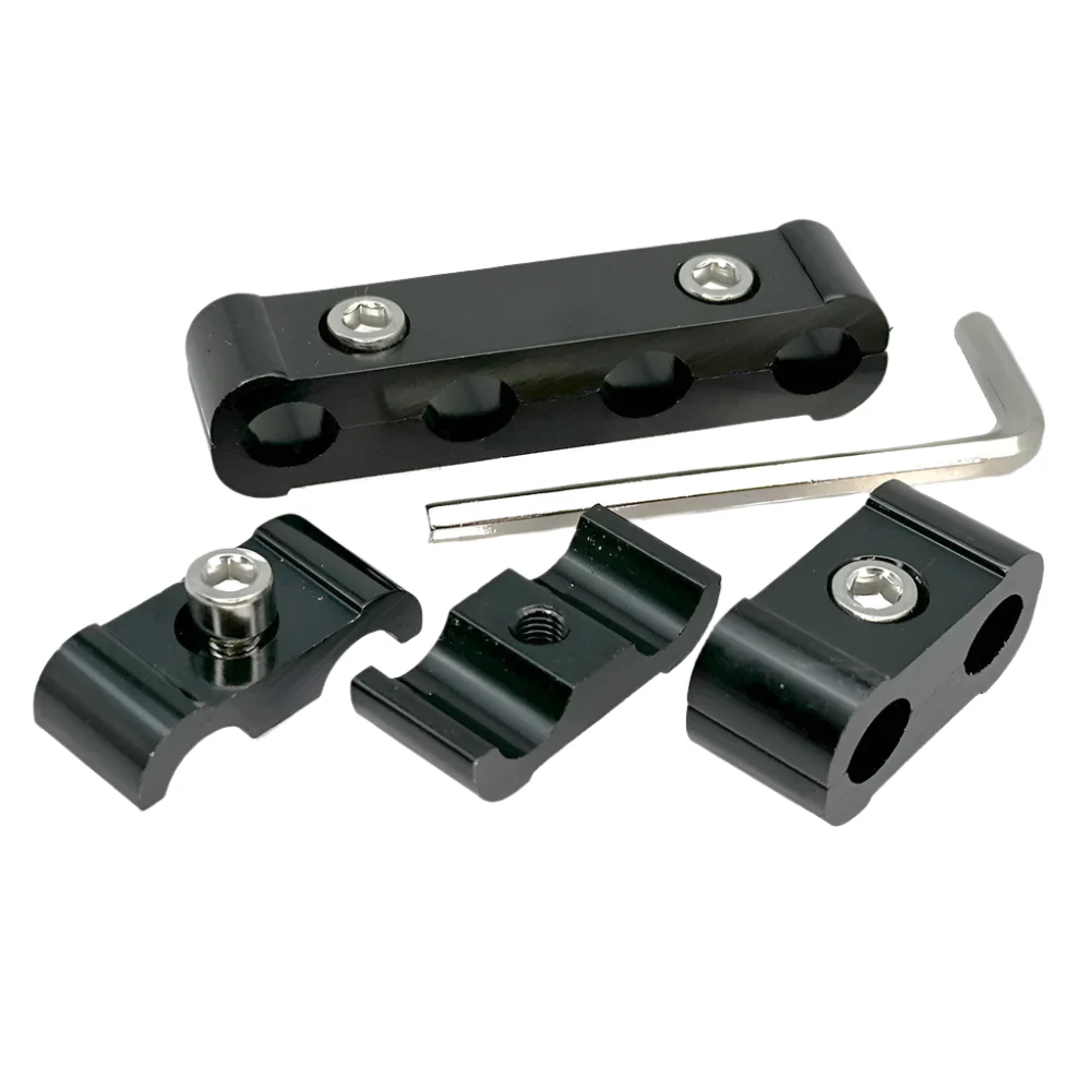 One 4 Way and Two 2 Way 8mm Cable or Hose Separators