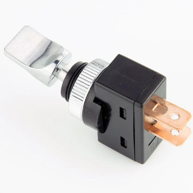 Paddle Toggle Switch On/Off Chrome - Image 2