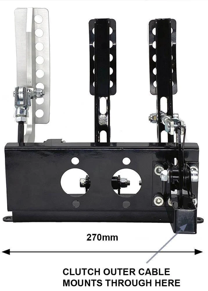 Pedal Box for Cable Clutch or Hydraulic Clutch - Image 2