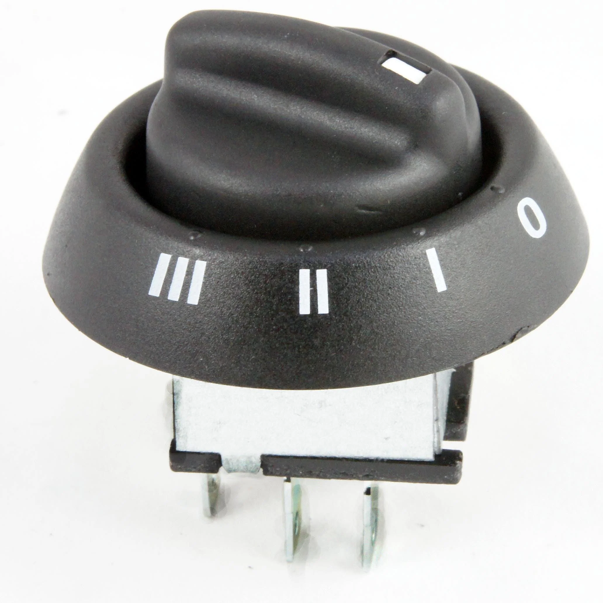 Plastic Knob and Bezel 3 Speed Rotary Heater Fan Switch - Image 3
