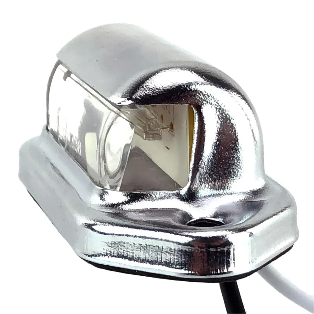 Plated Brass LED Rear Number Plate Light - Image 2