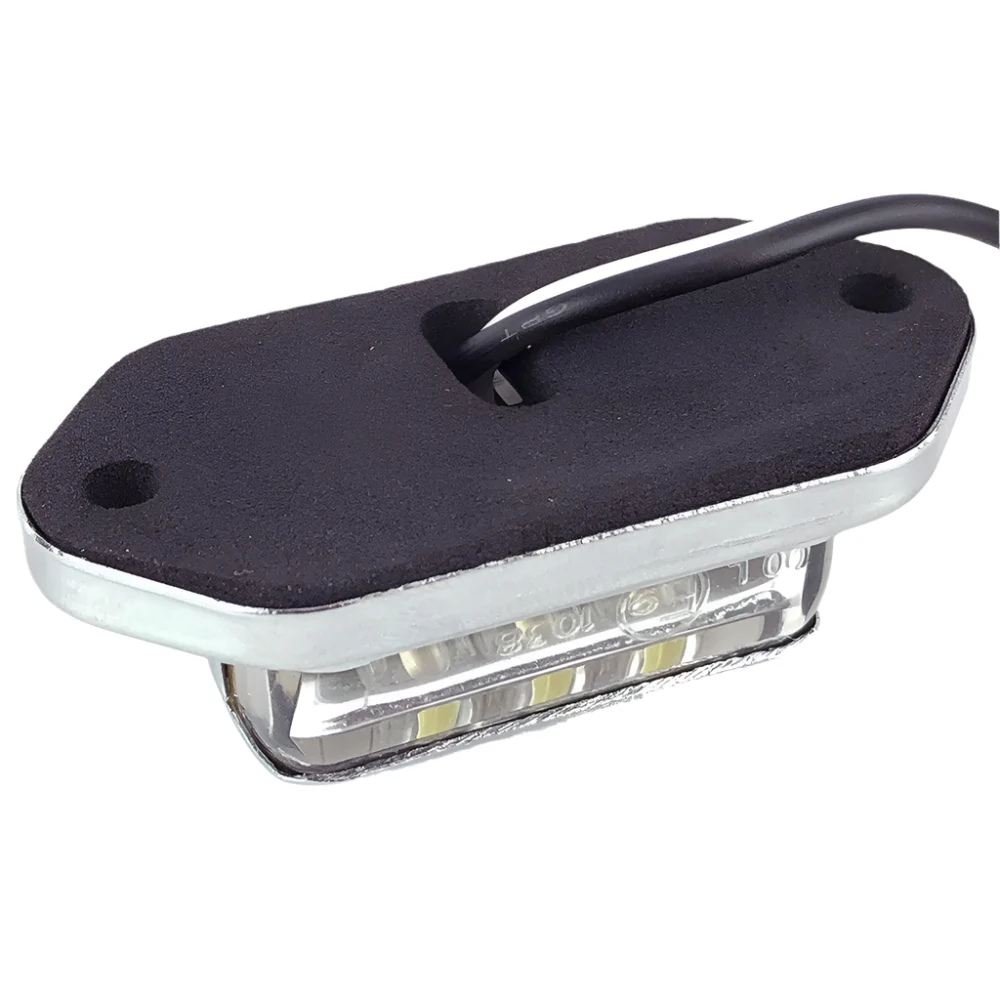 Plated Brass LED Rear Number Plate Light - Image 3