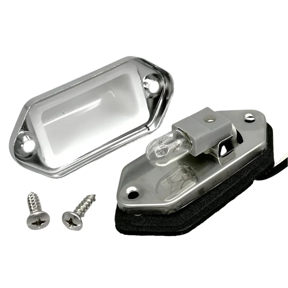 Plated Brass Rear Number Plate / Interior Light - Image 2