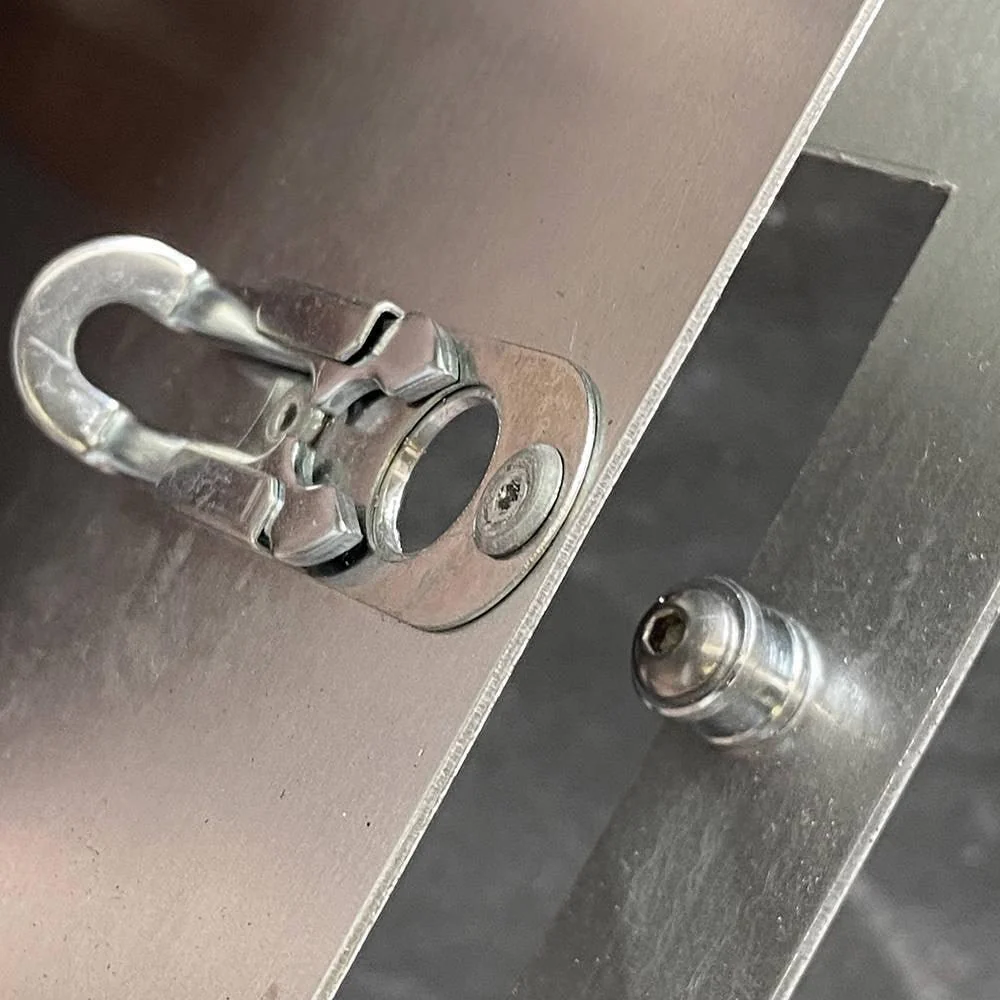 Plated Steel Slide Latch 45mm x 17mm - Image 8