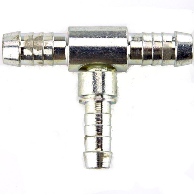 Plated Steel Unequal Tee 10mm and 8mm - Image 2
