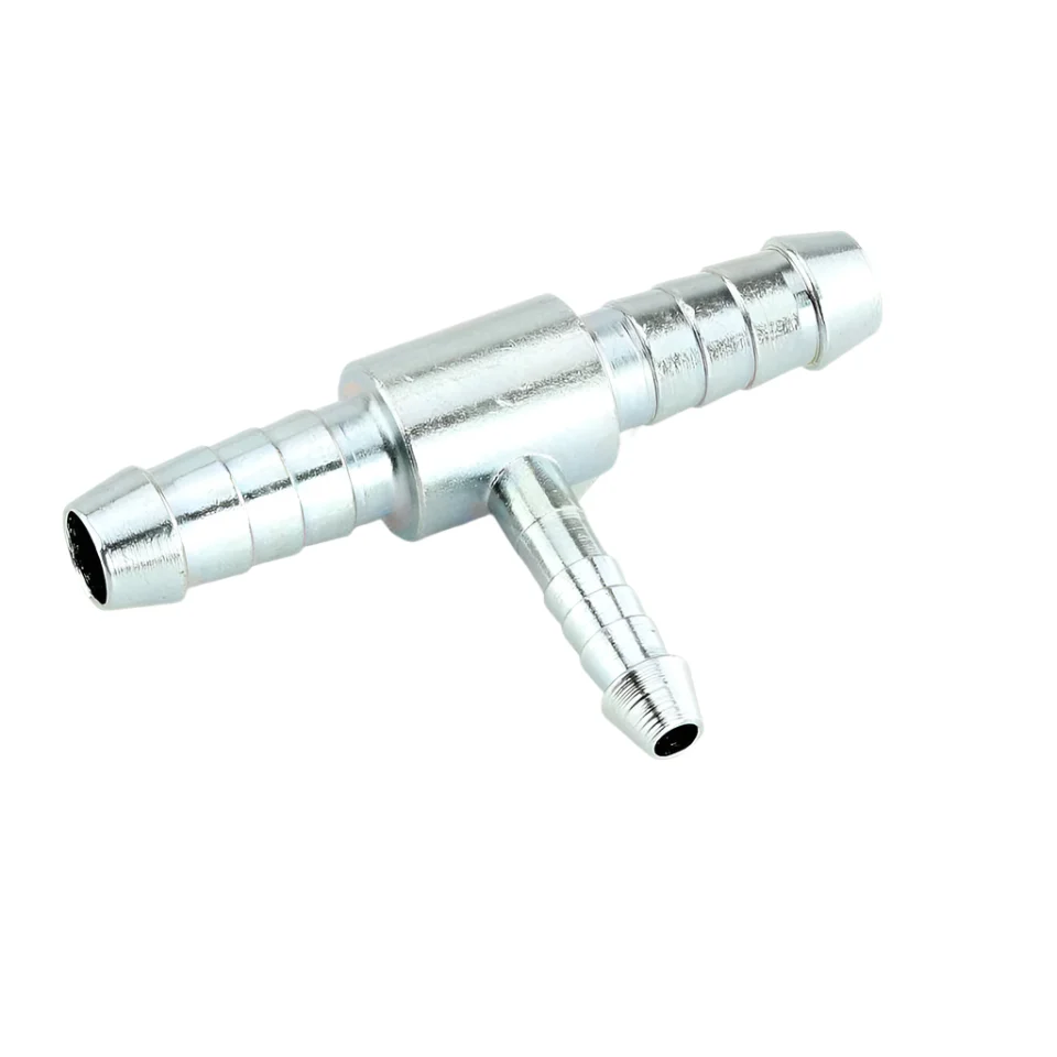 Plated Steel Unequal Tee 8mm and 5mm