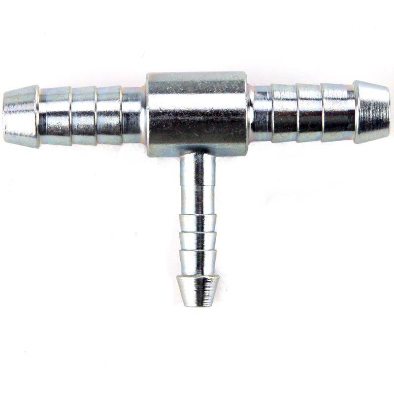 Plated Steel Unequal Tee 8mm and 5mm - Image 2