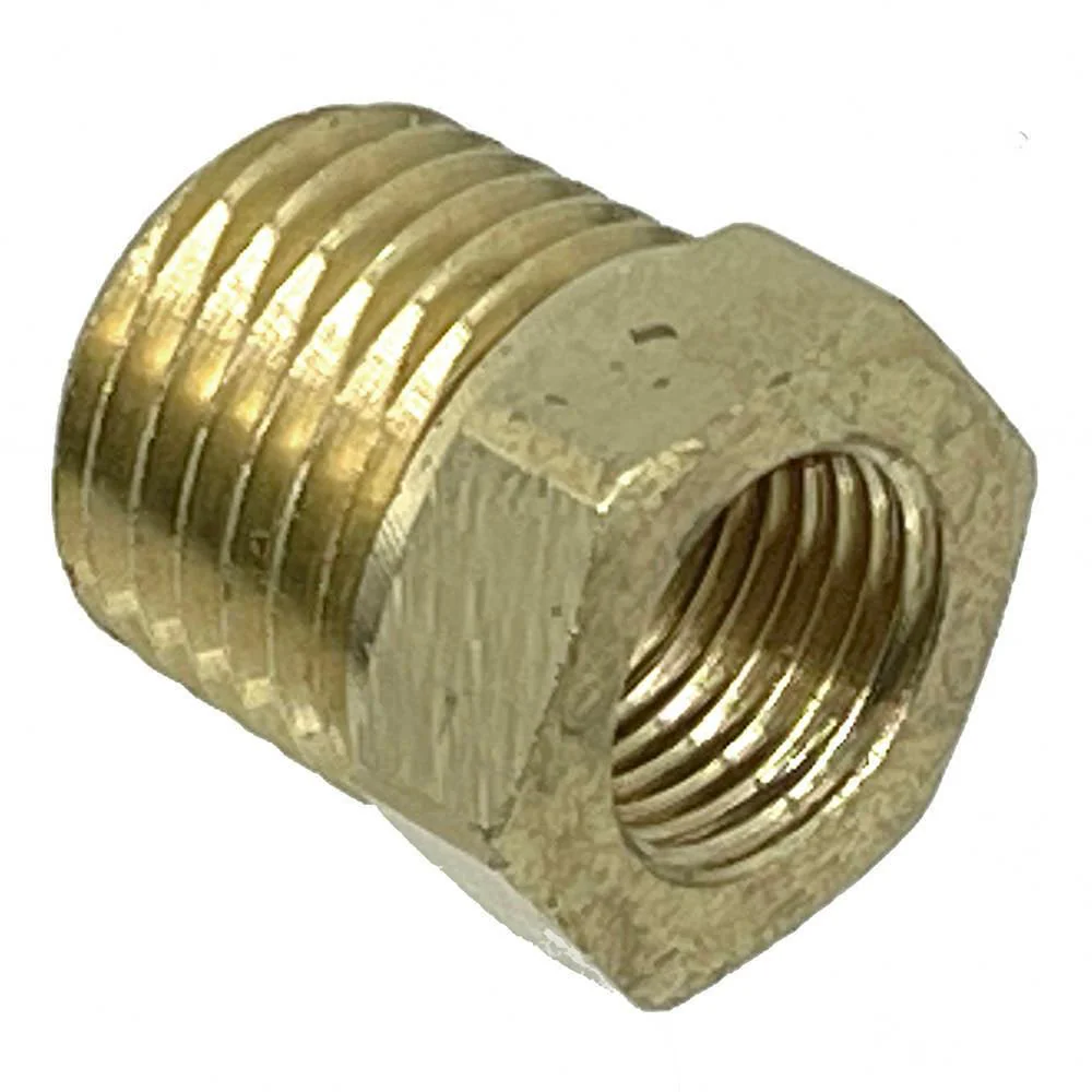 Brass Union 1/4"NPT Male to 1/8"NPT Female