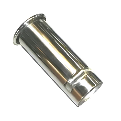 Polished Stainless Outwardly Rolled Beaded Tailpipe 56mm