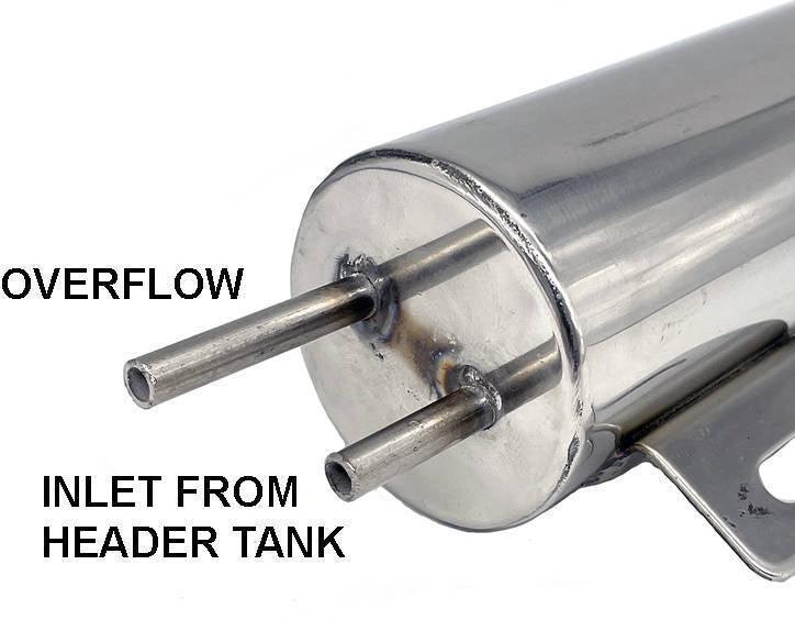 Polished Stainless Steel Expansion Tank 630cc - Image 4