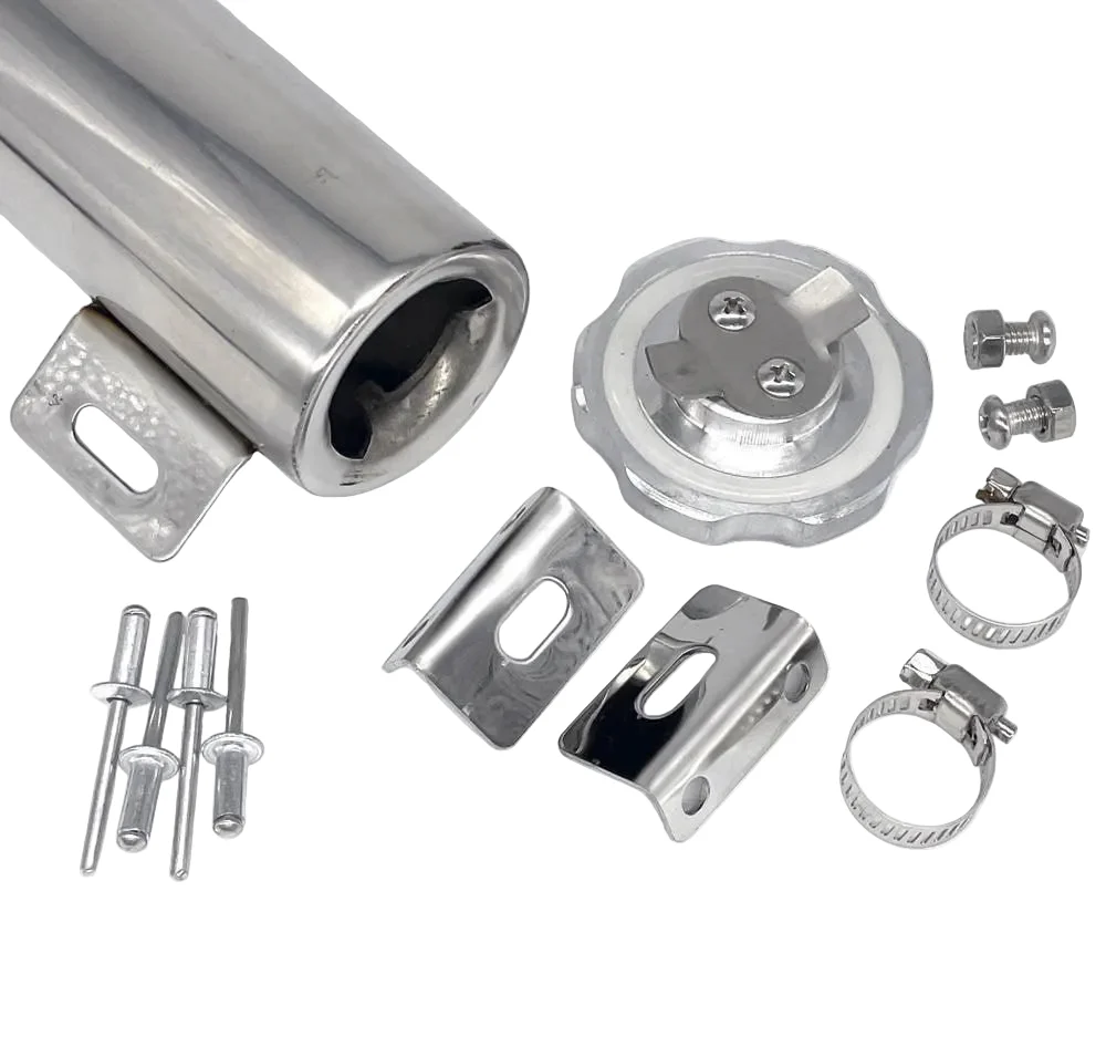 Polished Stainless Steel Expansion Tank 630cc - Image 6