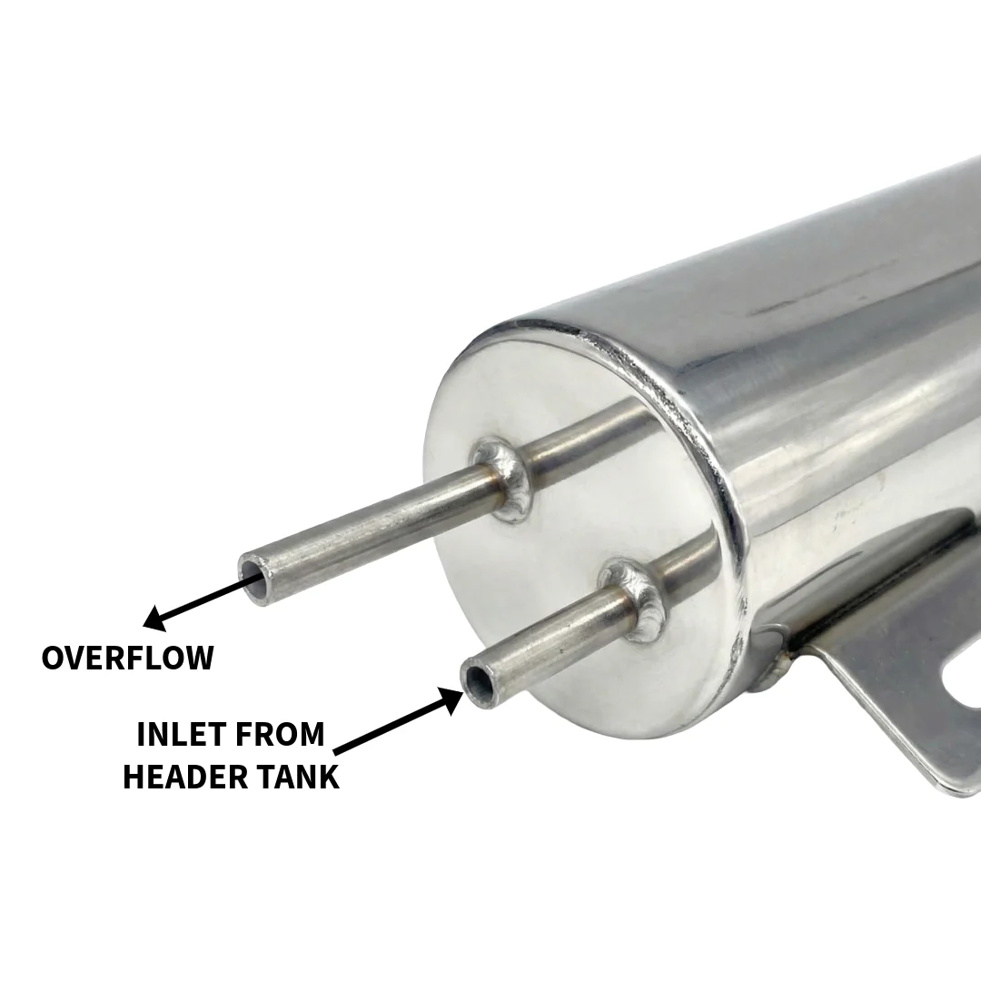 Polished Stainless Steel Expansion Tank 850cc - Image 6