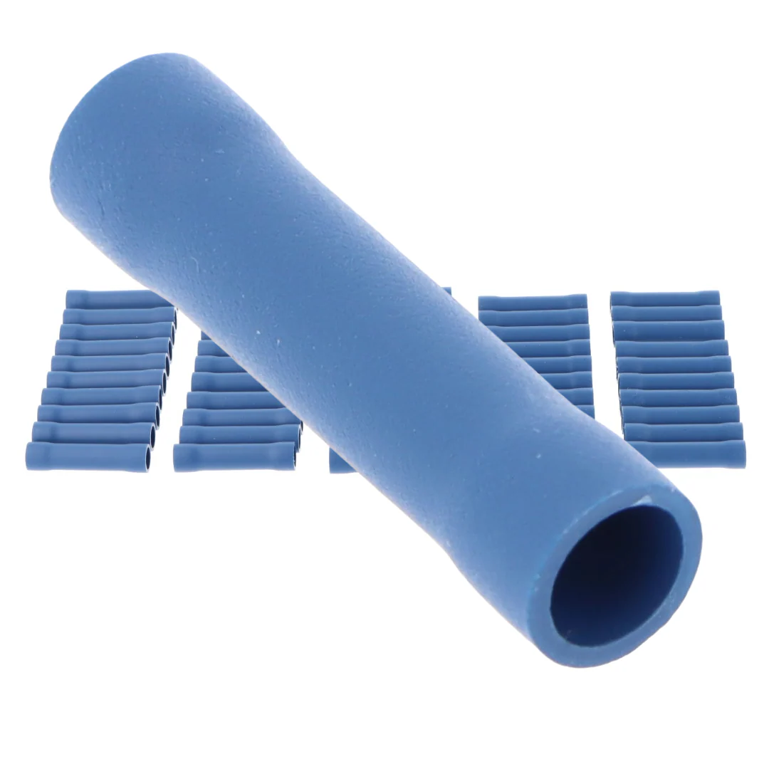 Pre Insulated Blue Crimp Joiner. Pack of 50