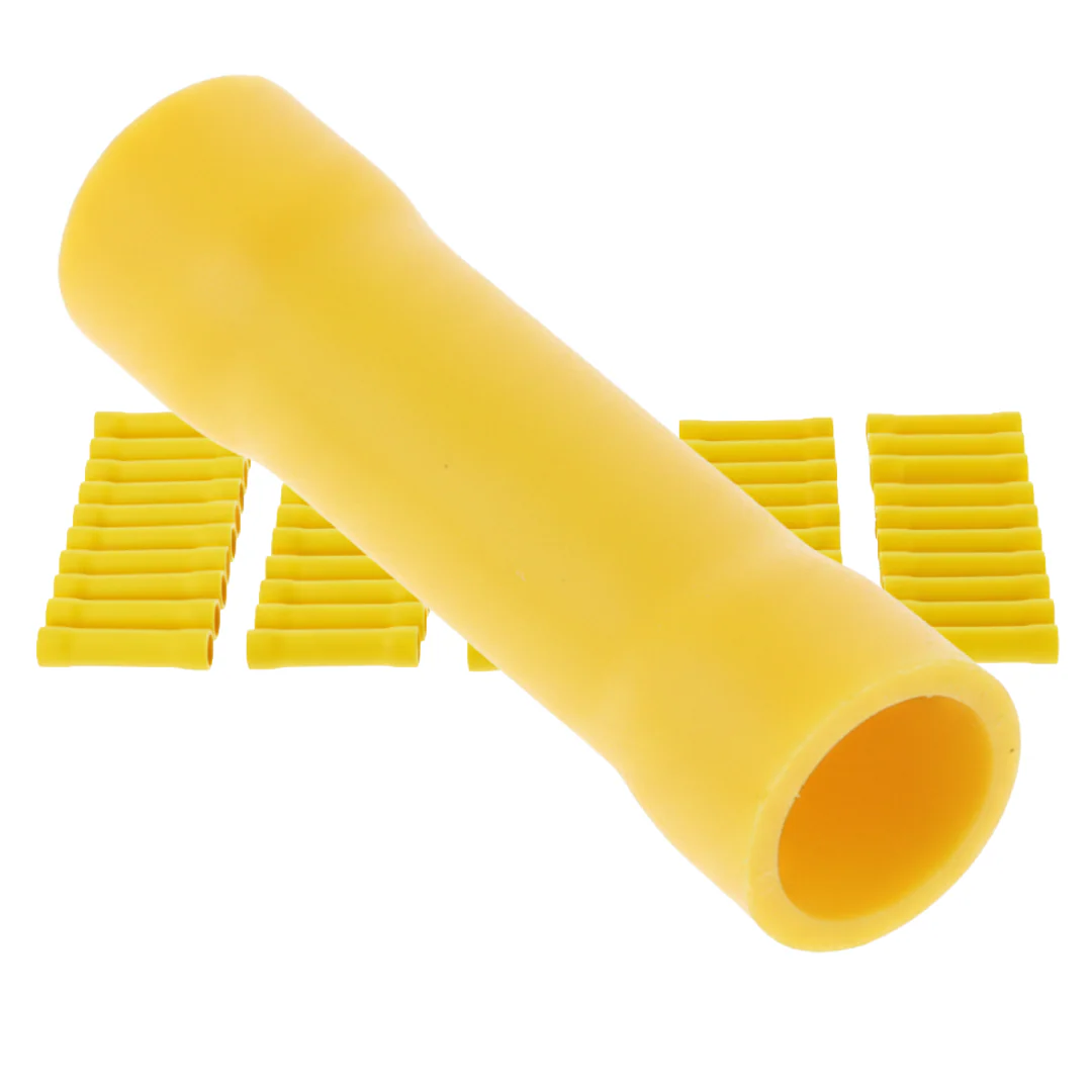 Pre Insulated Yellow Crimp Joiner. Pack of 50