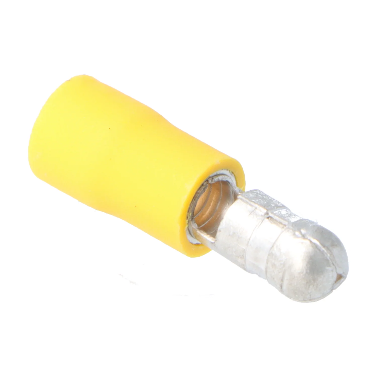 Pre Insulated Yellow Male Bullet. Pack of 50