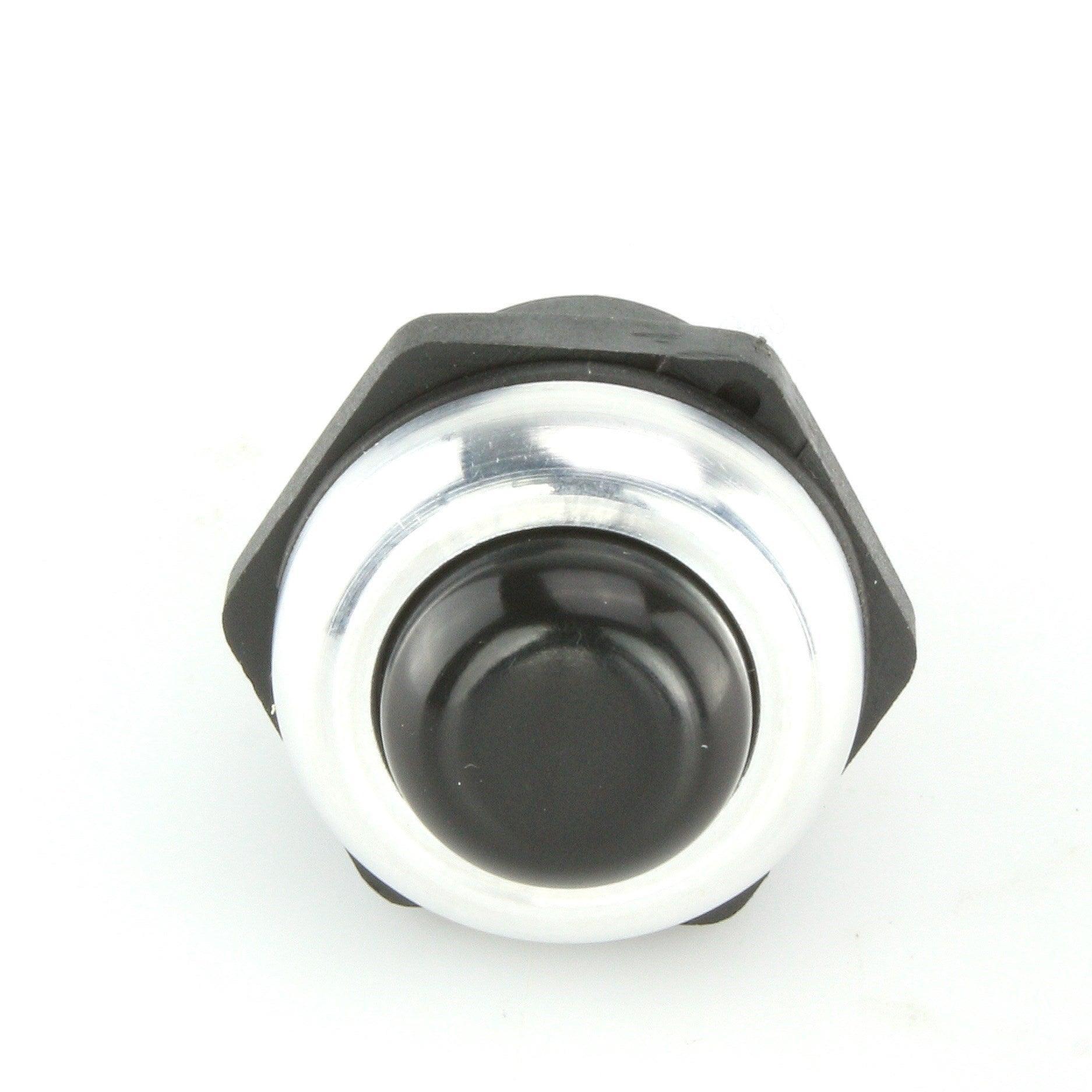 Push Button Aluminium Bezel Black Button - Image 3