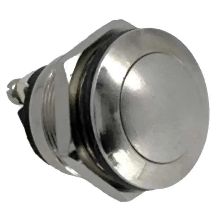 Push Button Plated Brass