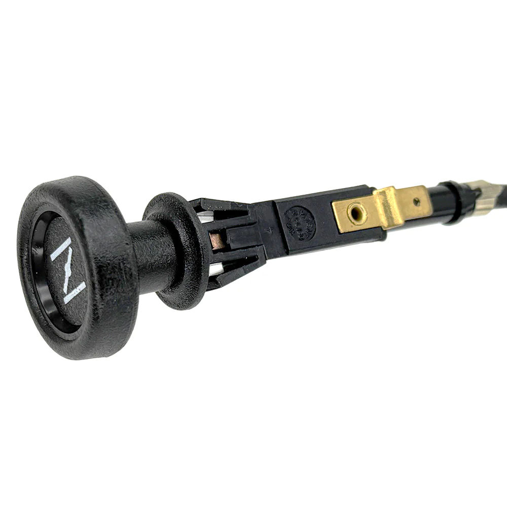 Push Pull Choke Cable With Earth Connection 1 Metre Long - Image 2