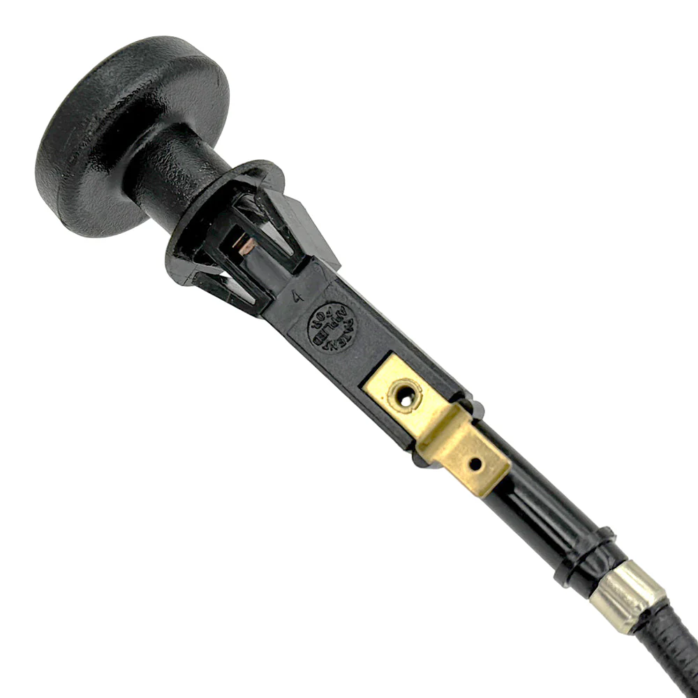 Push Pull Choke Cable With Earth Connection 1 Metre Long - Image 3