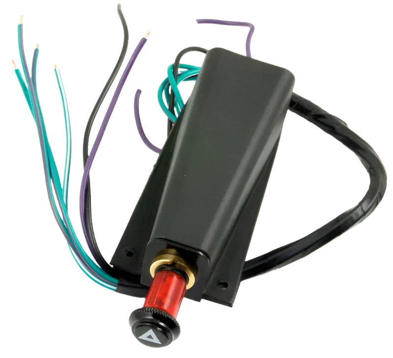 Push Pull Hazard Switch KIT Black