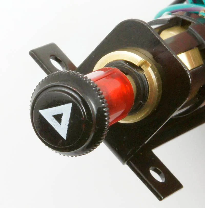 Push Pull Hazard Switch KIT Black - Image 2
