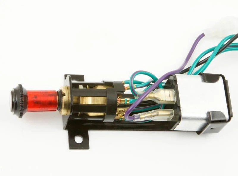 Push Pull Hazard Switch KIT Black - Image 4