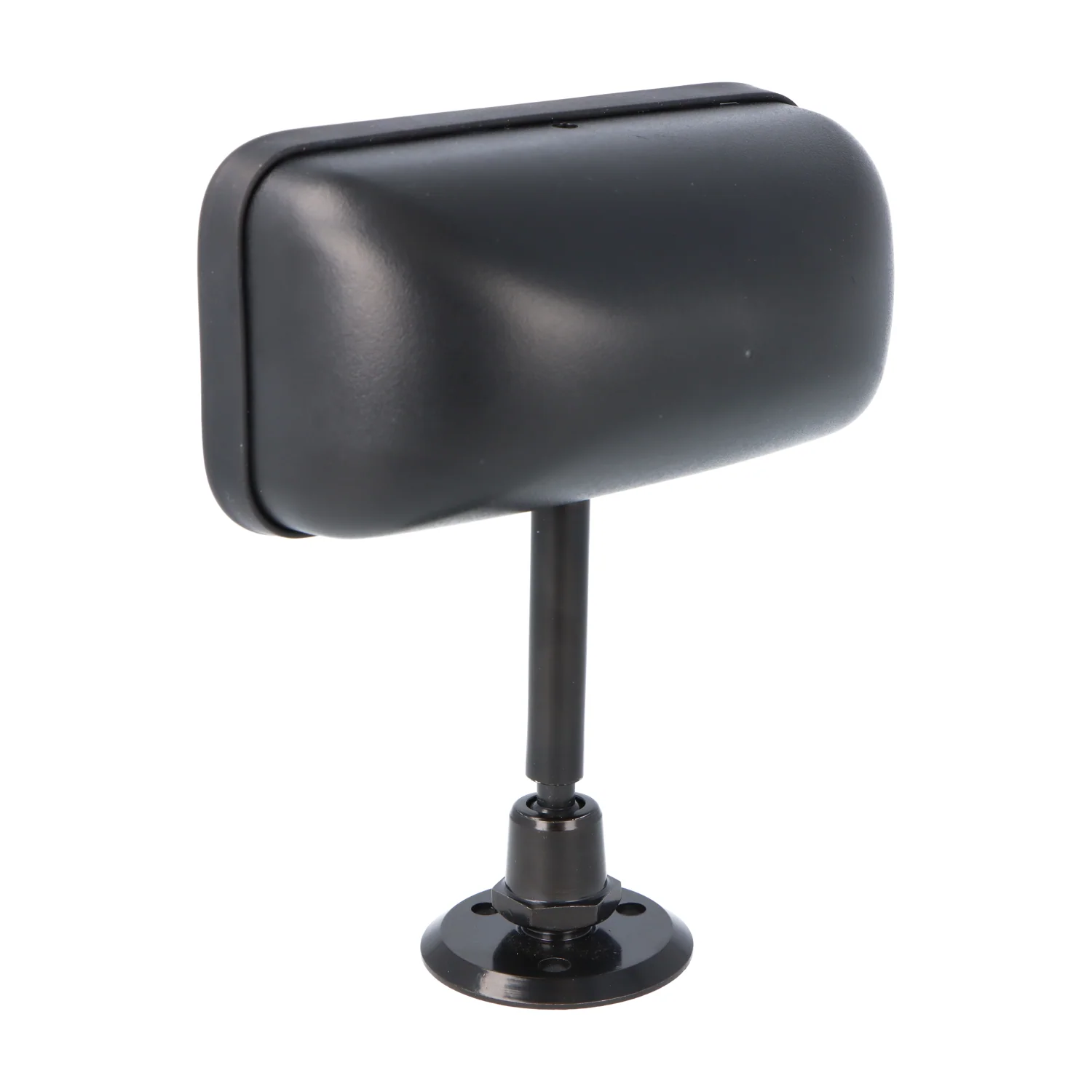 Race Style Interior Mirror Disc Mount Satin Black With IVA OK Rubber Trim 116mm - Image 2