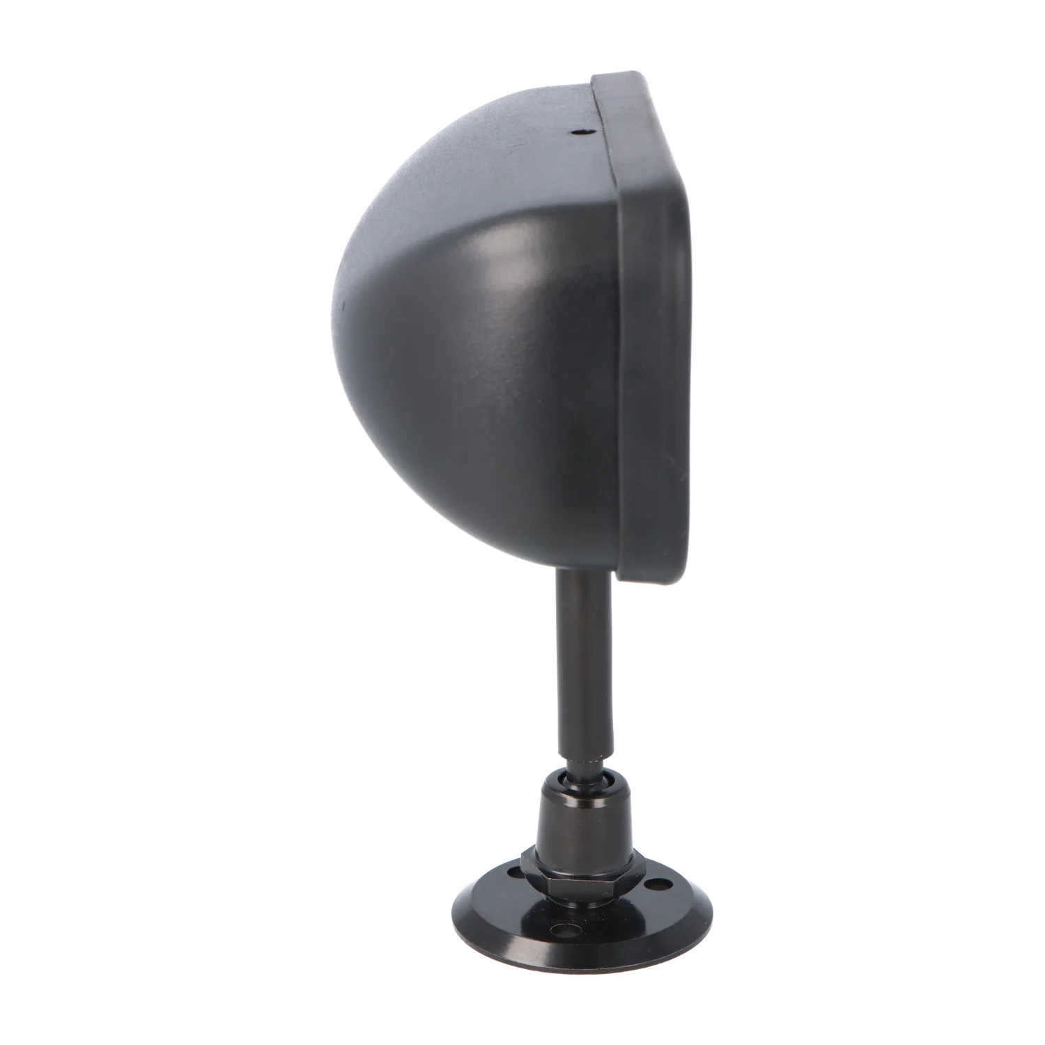 Race Style Interior Mirror Disc Mount Satin Black With IVA OK Rubber Trim 116mm - Image 3