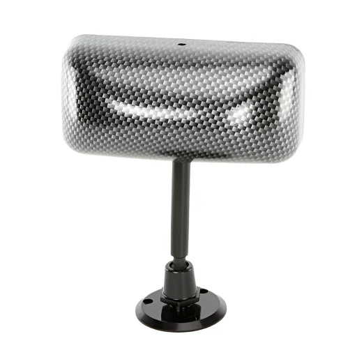 Race Style Interior Mirror Disc Mount Standard Carbon Effect 116mm - Image 2