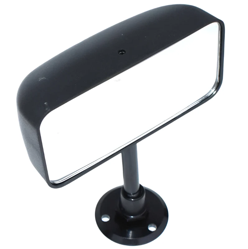 Race Style Interior Mirror Disc Mount Standard Satin Black 116mm