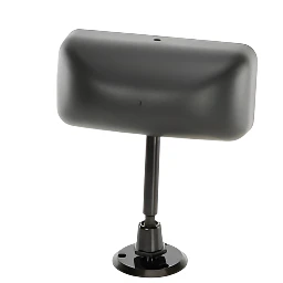 Race Style Interior Mirror Disc Mount Standard Satin Black 116mm - Image 3