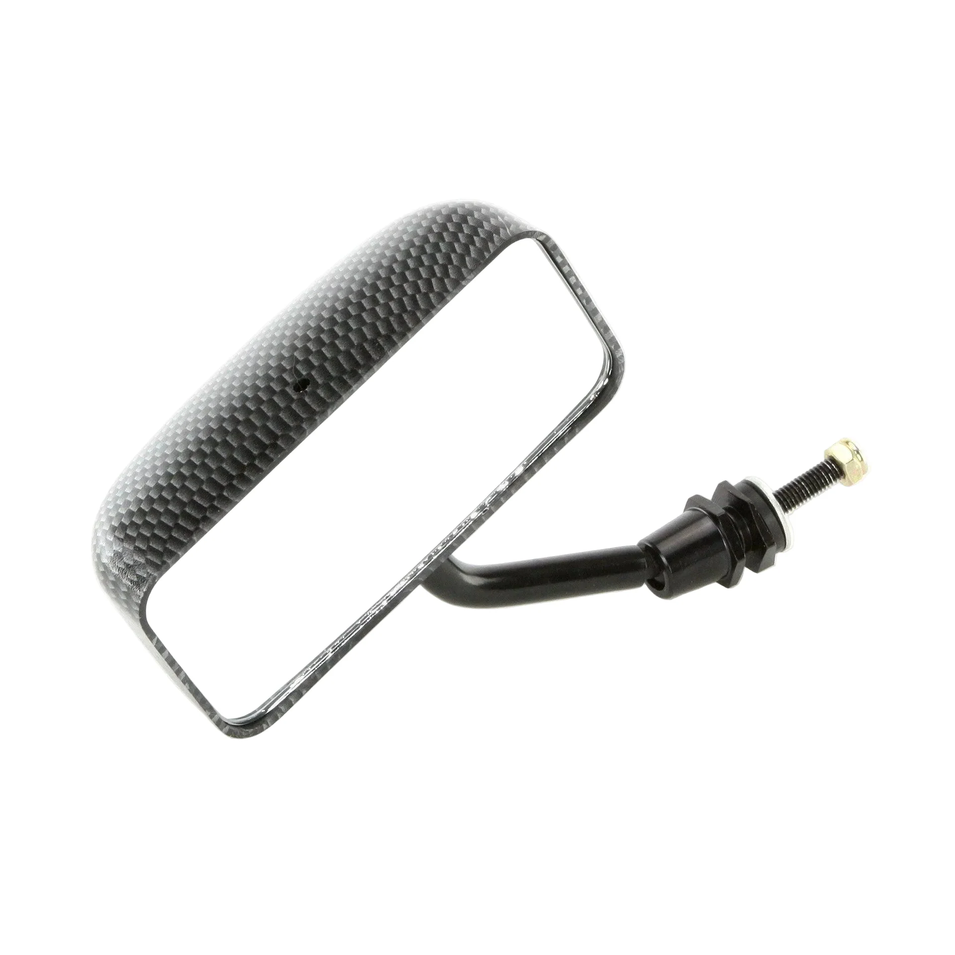 Race Style Side Mirror Carbon Effect 190mm - Image 4