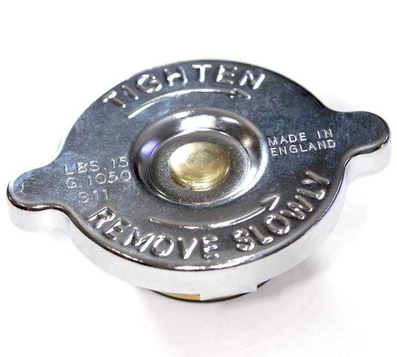 Radiator Cap (CHROME) Steel Upper Seal 15lb - Image 4