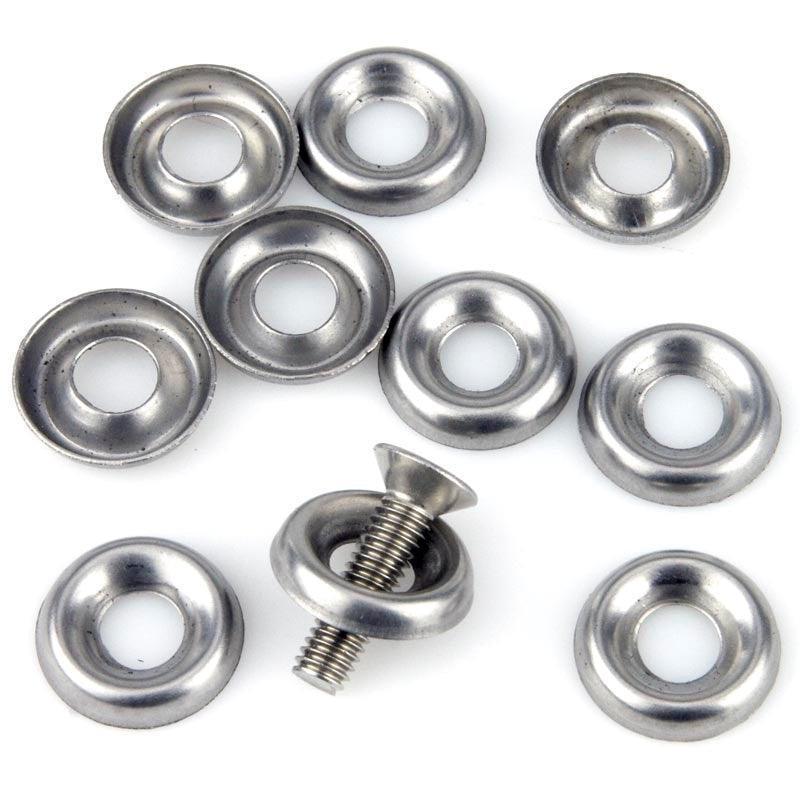 Raised Stainless Screwcups Pack of 10 - Image 6