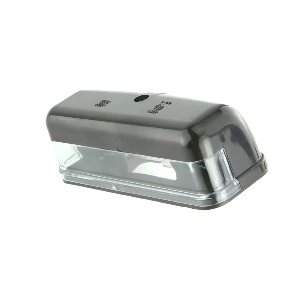 Rear Number Plate Lamp Black 110mm