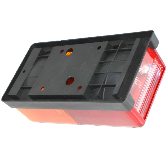 Rectangular Budget Rear Lights 168mm Pair - Image 3