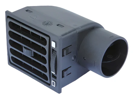 Rectangular Dash Face Vent Left Hand 72mm