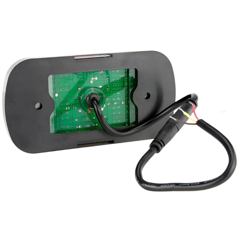 Clear Lens Rectangular LED Stop Tail Indicator Lamps With Reflector 158mm - Image 3
