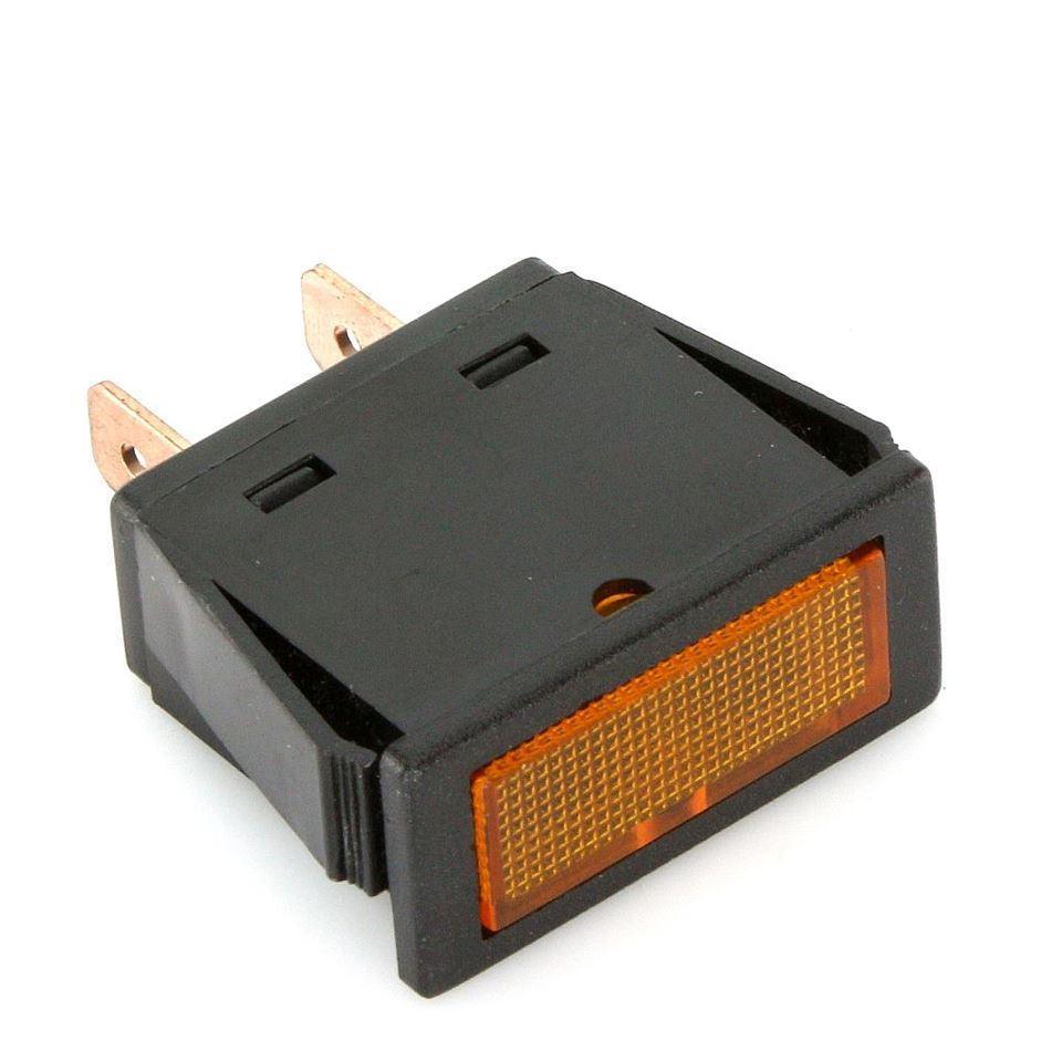 Rectangular Warning Light Amber - Image 2