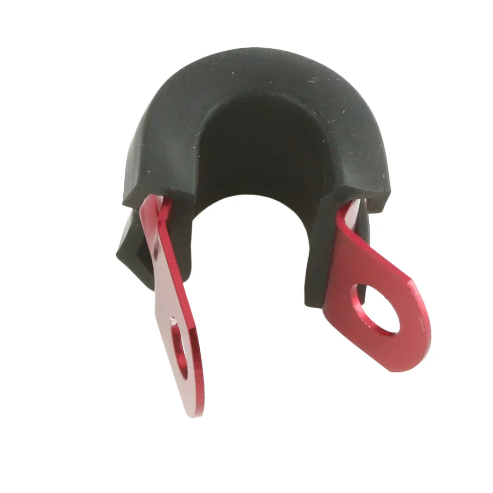Red Anodised Aluminium P-Clip 5 - 25mm Choose Size - Image 4