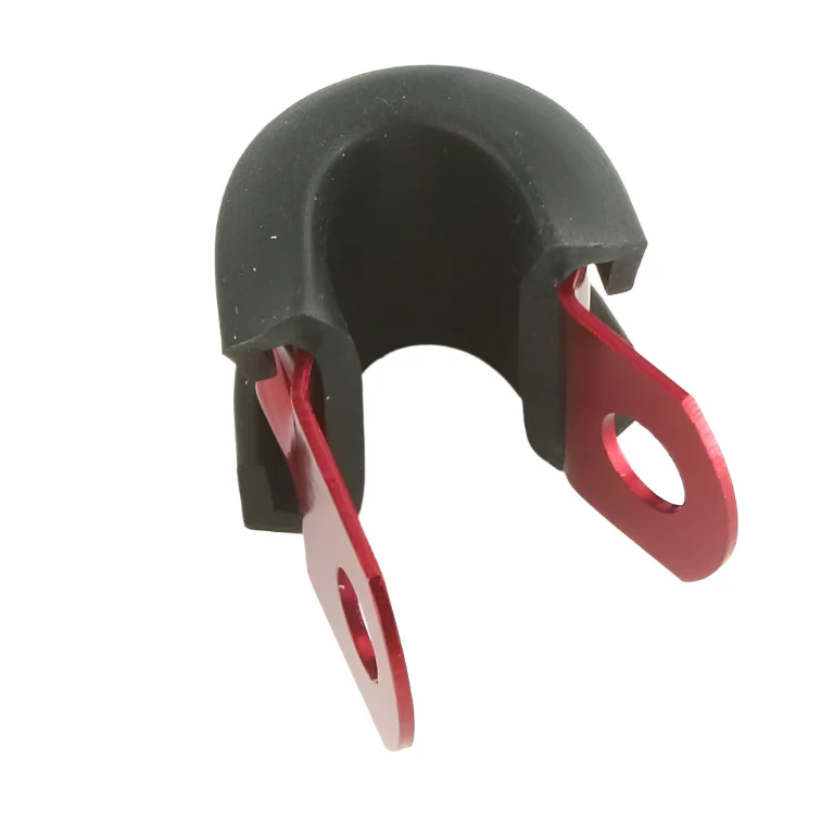 Red Anodised Aluminium P-Clip 5 - 25mm Choose Size - Image 6