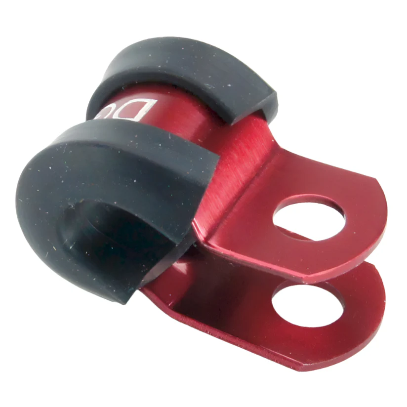 Red Anodised Aluminium P-Clip 5 - 25mm Choose Size - Image 7