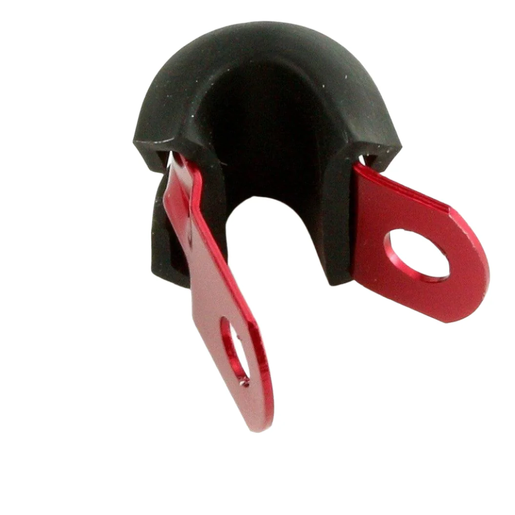 Red Anodised Aluminium P-Clip 5 - 25mm Choose Size - Image 8