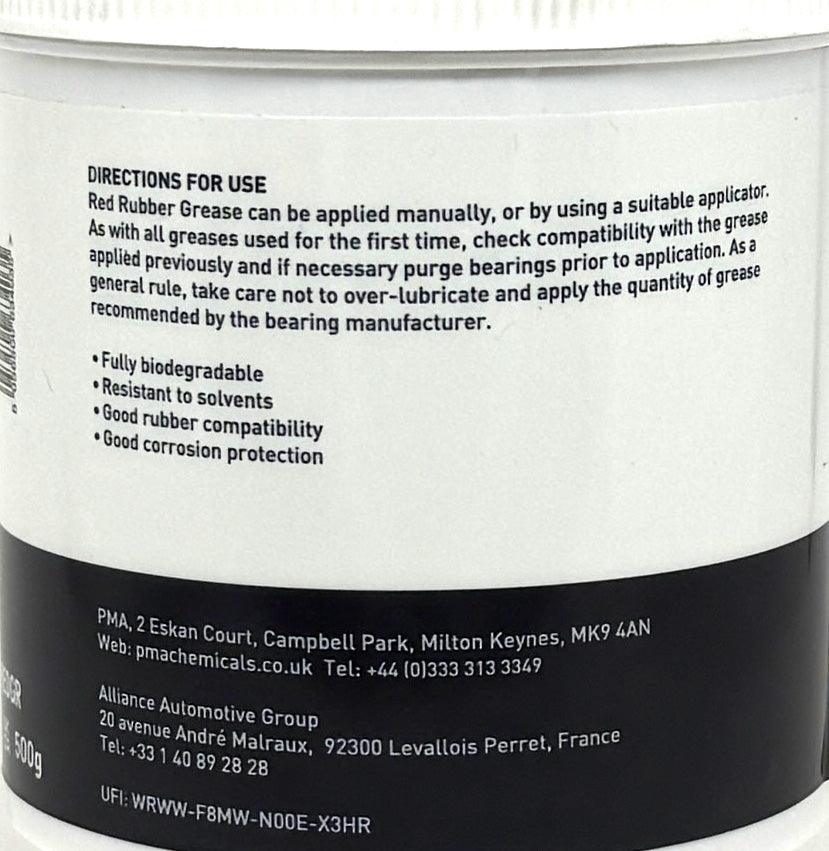 Red Rubber Grease 500g - Image 2