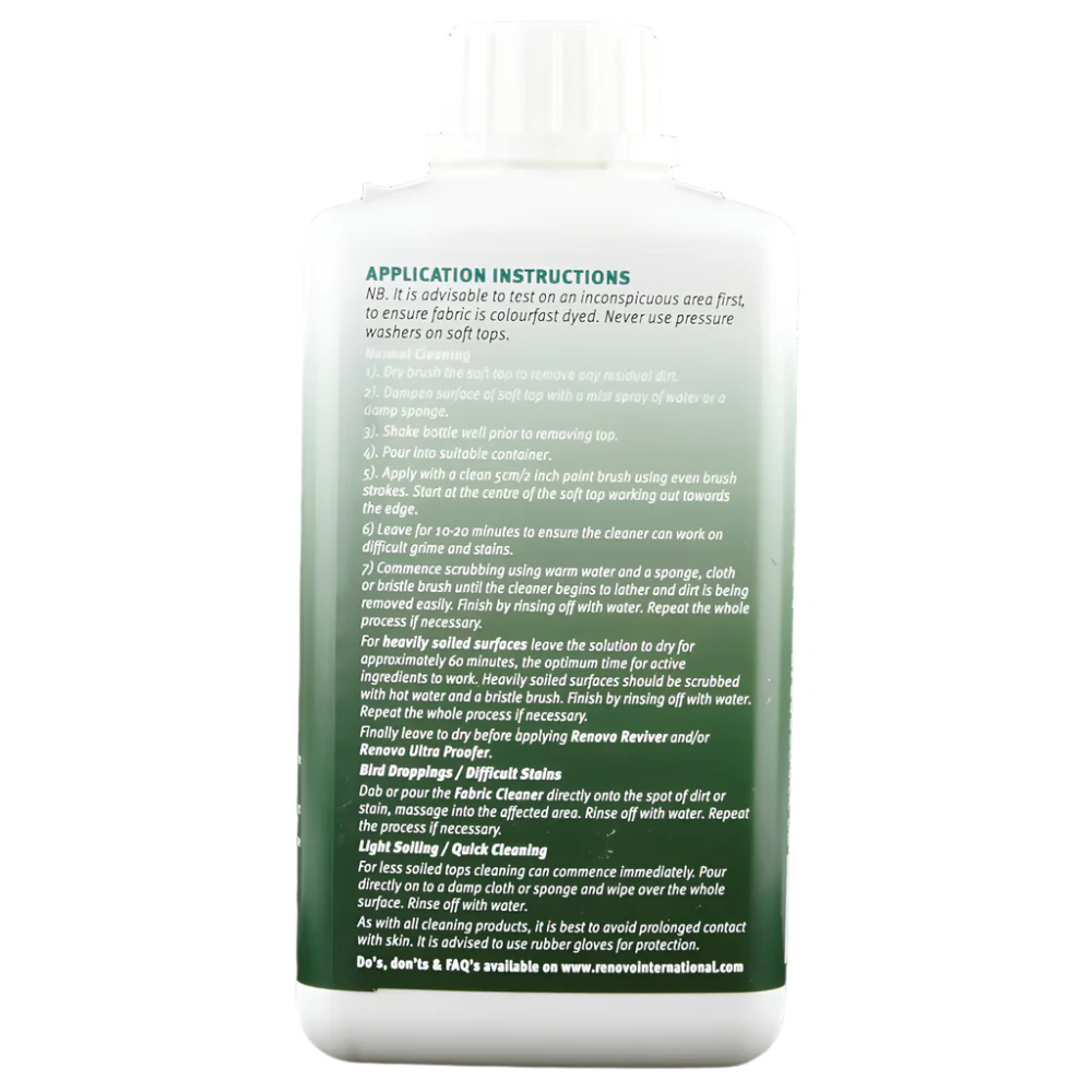RENOVO Soft Top Cleaner 500ml - Image 3