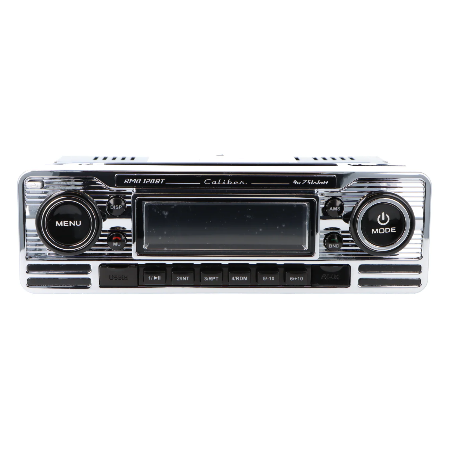 Retro Bluetooth Tuner USB SD Card  Player  Chrome Facia - Image 2