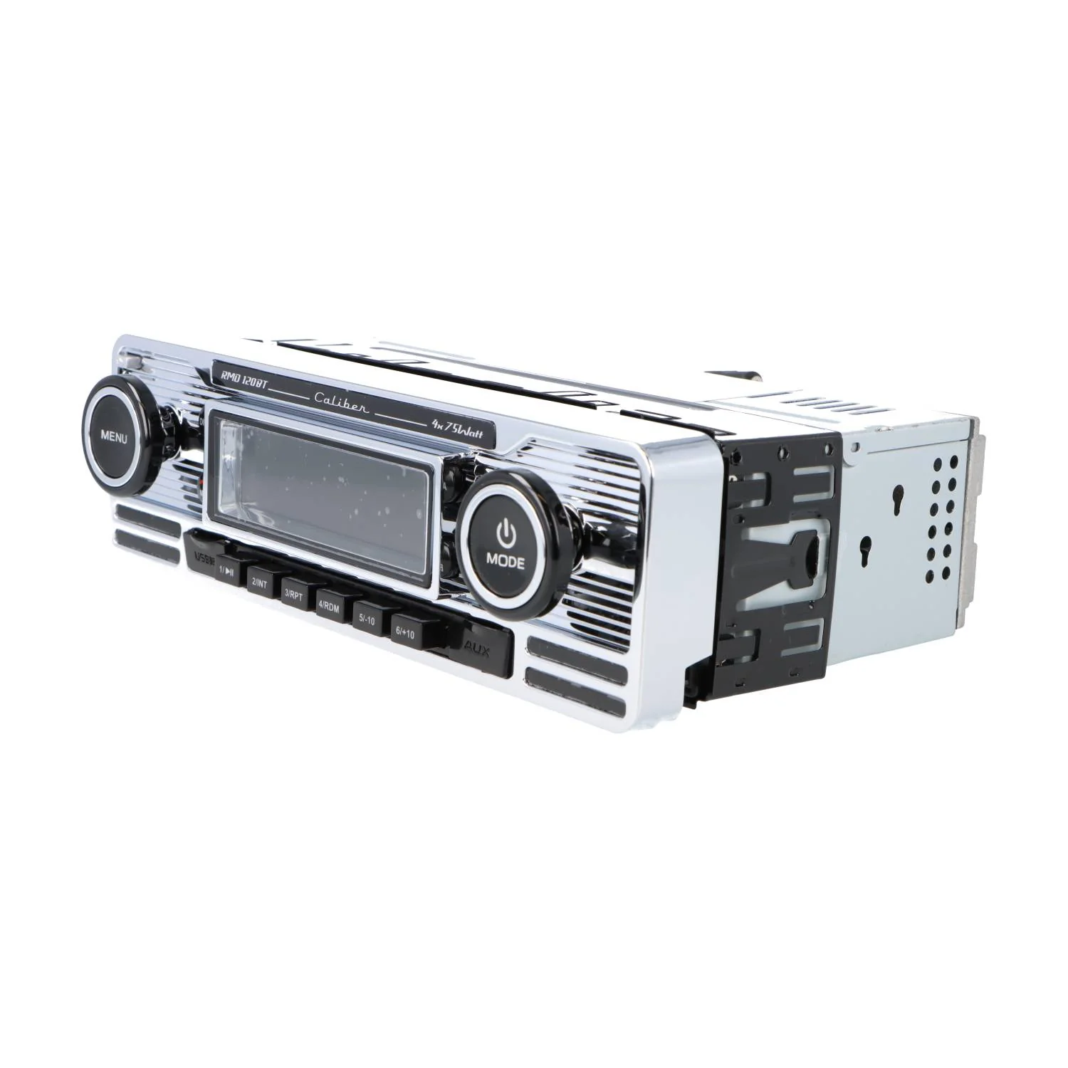 Retro Bluetooth Tuner USB SD Card  Player  Chrome Facia - Image 4